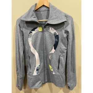 Lululemon In Stride Jacket Heathered Fossil